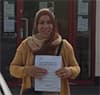 Amina, after passing their driving test